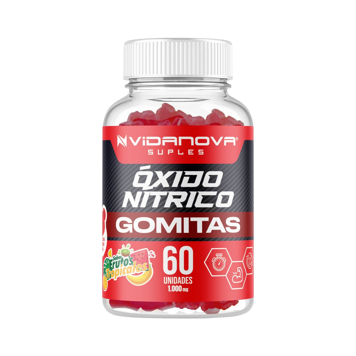 60 GOMITAS OXIDO NITRICO 1000mg